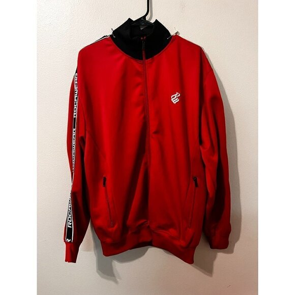 Men's Rocawear Red Logo Track Jacket Size XL [EXCELLENT] - Picture 1 of 8